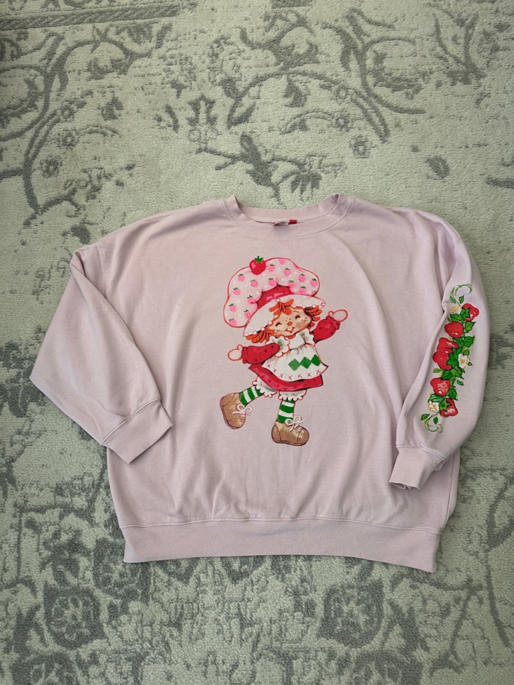 Strawberry Shortcake Pink Crewneck Sweatshirt